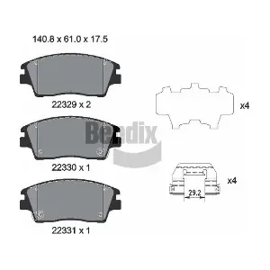 BPD2308 BENDIX Braking
