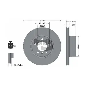 BENDIX Braking BDS1190HC