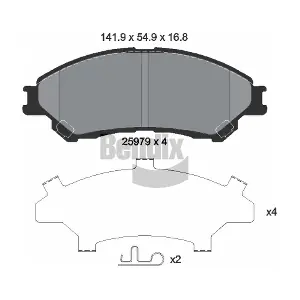 BPD1258 BENDIX Braking