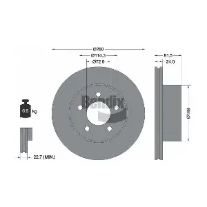 BENDIX Braking BDS1823