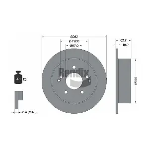 BDS1617 BENDIX Braking