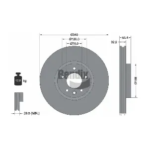 BDS1361HC BENDIX Braking