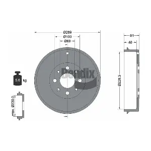BDM1074 BENDIX Braking