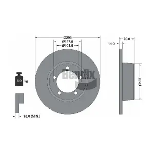 BENDIX Braking BDS1769