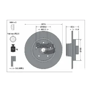 BENDIX Braking BDS2259