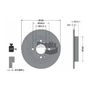 BDS2282 BENDIX Braking