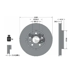 BENDIX Braking BDS1018