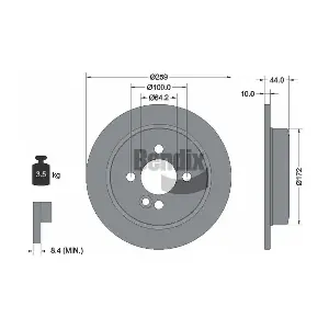 BENDIX Braking BDS1077
