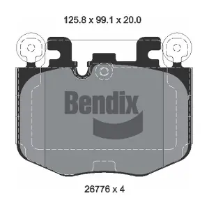 BPD2538 BENDIX Braking