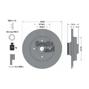 BENDIX Braking BDS1058