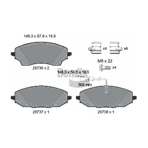BPD2545 BENDIX Braking