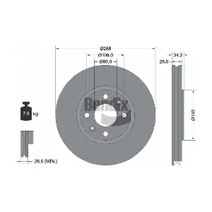 BDS1286 BENDIX Braking