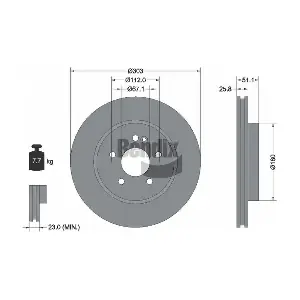 BDS1422HC BENDIX Braking