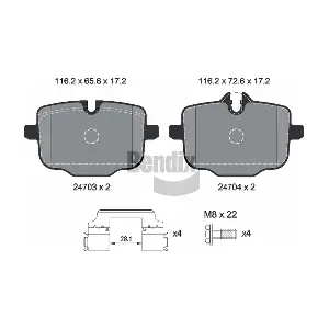BENDIX Braking BPD1618