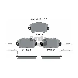 BENDIX Braking BPD1693