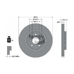 BDS1686 BENDIX Braking