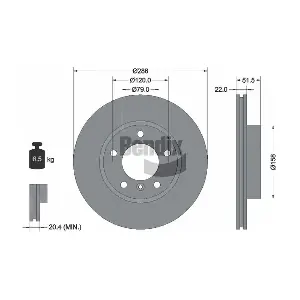 BENDIX Braking BDS1141HC