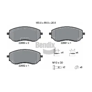 BPD2461 BENDIX Braking