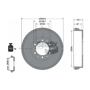 BDM1114 BENDIX Braking