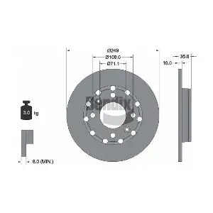 BDS2254 BENDIX Braking