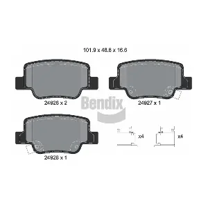 BPD2207 BENDIX Braking