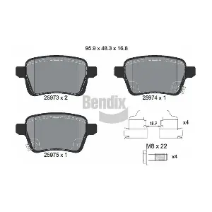BPD1394 BENDIX Braking