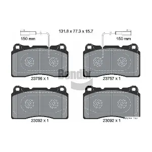 BENDIX Braking BPD2035