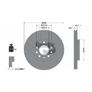 BENDIX Braking BDS1359