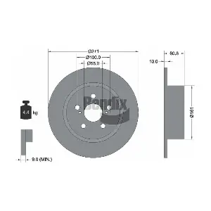 BDS2080 BENDIX Braking