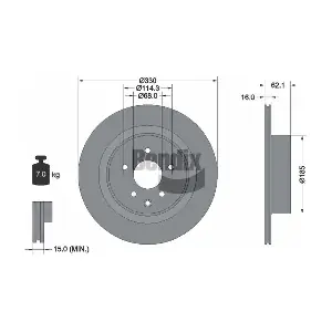 BDS1627 BENDIX Braking