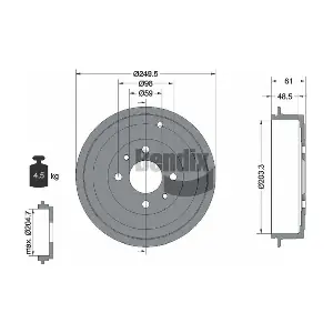 BDM1042 BENDIX Braking