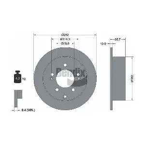 BDS1907 BENDIX Braking