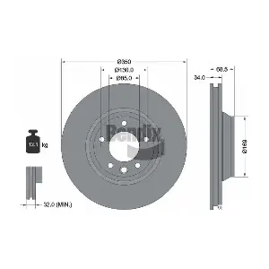 BDS1546RHC BENDIX Braking