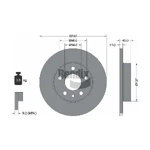 BENDIX Braking BDS2053