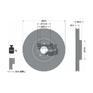 BDS1834 BENDIX Braking