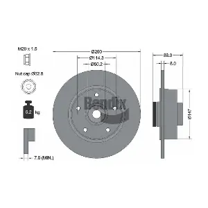 BDS1160 BENDIX Braking