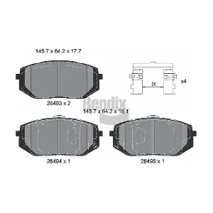BPD2378 BENDIX Braking