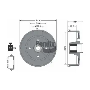 BDM1125 BENDIX Braking