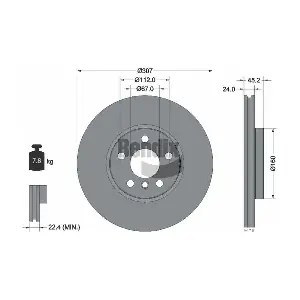 BDS1436HC BENDIX Braking