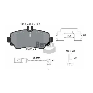 BPD1581 BENDIX Braking