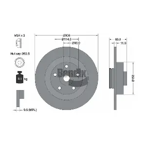 BENDIX Braking BDS1285