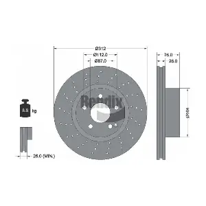 BDS1742HC BENDIX Braking