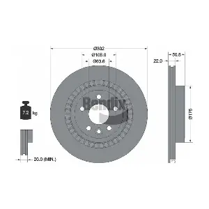 BENDIX Braking BDS1226