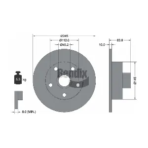 BDS1354 BENDIX Braking