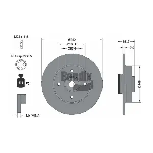 BENDIX Braking BDS1088