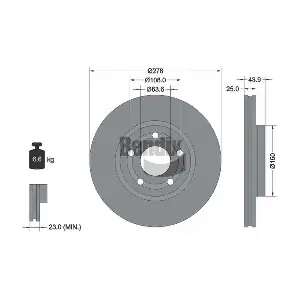BENDIX Braking BDS1626