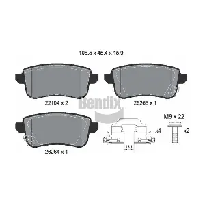 BPD2394 BENDIX Braking