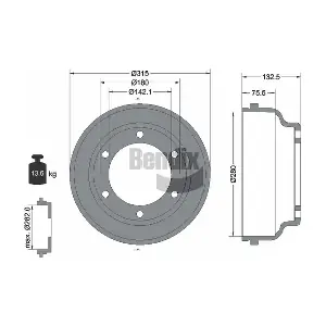 BENDIX Braking BDM1064