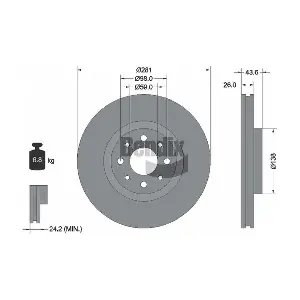 BENDIX Braking BDS1134