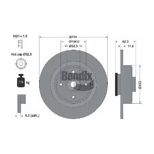 BENDIX Braking BDS1275